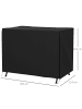 Outsunny Abdeckung für Schaukel,205cm x 124cm x 164cm,schwarz