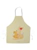 Mr. & Mrs. Panda Schürze Fuchs Mama ohne Spruch in Gelb Pastell