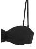 Venice Beach Bandeau-Bikini-Top in schwarz