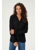 Kaffe Langarm-Bluse KAamber Regular fit in Black Deep
