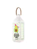 Mr. & Mrs. Panda Windlicht Avocado Feier mit Spruch in Transparent