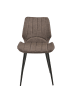 en.casa 4er-Set Esszimmerstuhl Mendoza in Braun (H)77cm (B)57.5cm (T)46cm