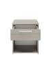 CALICOSY Nachttisch CYRUS in Hellgrau - (W)43  x (H)50  x (L)cm