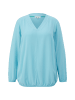 TRIANGLE Bluse langarm in Türkis