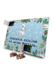 Mr. & Mrs. Panda Tee Adventskalender Panda Badminton  mit Spruch in Eisblau