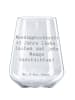 Mr. & Mrs. Panda glas für rotwein Spruch 45. Hochzeitstag Messin... in Transparent