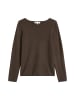 Marc O'Polo Feinstrick-Pullover regular in Burnt Coffee