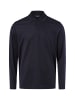 Ragman Langarm-Poloshirt - bügelleicht in marine - 0016
