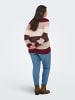 ONLY Carmakoma Strickpullover in Zinfandel