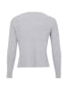 iparo Damen Strickjacke in Grau Melange