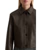 Marc O'Polo Lederjacke relaxed in dark chocolate