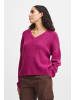 b.young Strickpullover BYONEMA VNECK JUMPER - 20813897 in lila