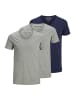 Jack & Jones T-Shirt Essentials in Hellgrau / dunkelblau
