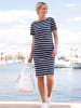 Sieh an! Shirtkleid in marine-weiß-gestreift