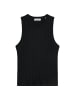 Marc O'Polo Pointelle-Top regular in Schwarz