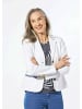 GOLDNER Kurzgröße:  Blazer in weiß