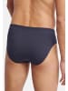 Sloggi Slip / Unterhose men GO Natural in Grau / Dunkelblau