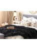 Beliani Tagesdecke DELICE in Schwarz - (W) 150 x (H) 2 x (L) 200 cm