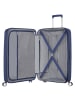 American Tourister Soundbox - 4-Rollen-Trolley 77 cm erw. (gelb) in midnight navy