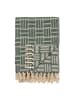 ebuy24 Plaid Line Grün 180 x 130 cm
