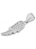 Adeliás Damen Anhänger Flügel aus 925 Silber mit Zirkonia in silber