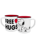 Geda Labels Tasse Peanuts Free Hugs in Weiß - 400 ml