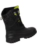 Spirale Kinder-Winterstiefel Frodo gefüttert in schwarz/grün in schwarz/grün