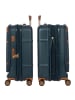 BRIC`s Bellagio 4 Rollen Kabinentrolley 55 cm mit Dehnfalte blau-tabak