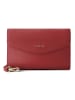 Lazarotti Bologna Leather Clutch Umhängetasche Leder 23 cm in red