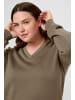 KAFFE curve Sweatshirt KCannita Loose fit in Morel
