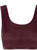 WITT WEIDEN Bustier in aubergine + rosenholz + silberfarben