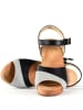 Woody Sandale in silber