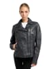 Bruno Banani Lederjacke Pine in Schwarz