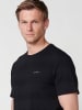 KOROSHI Kurzarm-t-shirt. in SCHWARZ