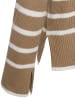 Vila Strickpullover VICasia in braun weiß - 0001