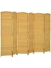 HOMCOM Paravent-270L x 1,7B x 180H cm-Naturholz