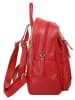 Samantha Look Rucksack echt Leder in rot