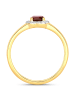 Rafaela Donata Ring Sterling Silber Granat in gelbgold
