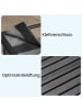 VASAGLE Wäschekorb Brenta in Schwarz-Grau - (B)33 x (H)72.5 x (T)115.6 cm