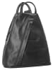 Samantha Look Rucksack echt Leder in schwarz
