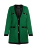 faina Damen Bouclé Blazer in Grün