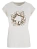 F4NT4STIC T-Shirt Osterkranz Eierkranz Blumenring in Whitesand