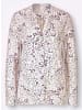 Heine Jersey-Bluse in elfenbein-altrosa-bedruckt