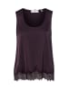 Rich & Royal Satin-Top in lila