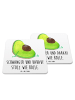 Mr. & Mrs. Panda Untersetzer für Gläser Avocado Schwangerschaft ... in Weiß