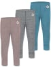 Normani Outdoor Sports 3er Pack Baby Merino Hose Unterhose „Tutira“ in Blau/Grau/Rosa