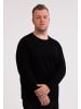 Rundhals Pullover in Schwarz