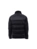 keepsuwarm Herren Wattierte Steppjacke in Schwarz