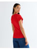 Wrangler T-Shirt Capped Rib in Flame Scarlet