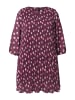 Ulla Popken Kleid in dunkel weinrot